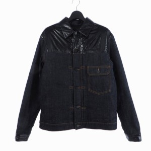 【中古】モンクレール MONCLER GENIUS 7 18AW SHADY 藤原ヒロシ フラグメントデザイン ダウンジャケット デニム 2