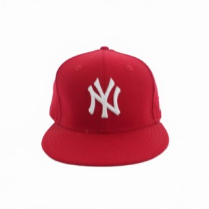 【中古】ニューエラ ニューヨーク ヤンキース スナップバック キャップ 帽子 OS レッド 赤 13562086 メンズ