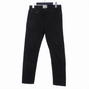 【中古】アクネ ストゥディオズ Acne Studios スキニー ジーンズ ストレッチ パンツ S ブラック 黒 39815 メンズ