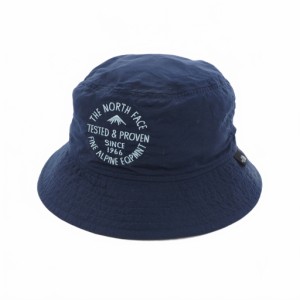 【中古】ザノースフェイス THE NORTH FACE STITCH HAT ナイロン バケットハット 帽子 L 紺 ネイビー NN01629 メンズ