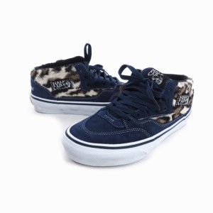 【中古】シュプリーム SUPREME バンズ 23AW Vans Leopard Half Cab Navy ハーフキャブ レオパード スニーカー US8