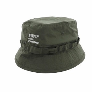 【中古】ダブルタップス WTAPS JUNGLE 02 HAT ジャングル ハット ワンポイントロゴ 3 オリーブ 222HCDT-HT17 メンズ