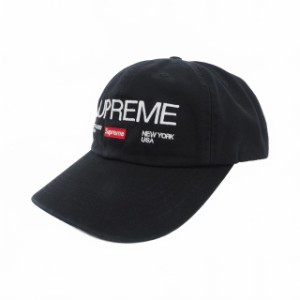 【中古】シュプリーム SUPREME Est 1994 6-Panel Black エスト 1994 6-パネル キャップ 刺? ロゴ 帽子 F ブラック 黒 メンズ