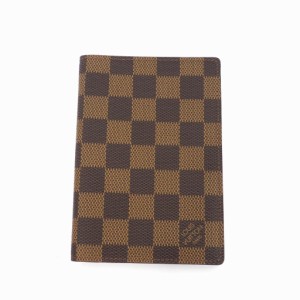 【中古】ルイヴィトン LOUIS VUITTON ダミエ クーヴェルテュール パスポール パスポートケース パスポートカバー