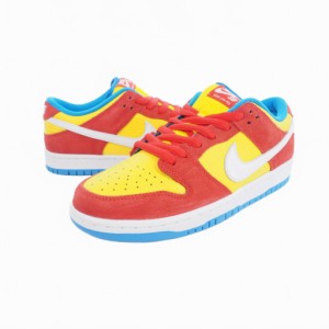 【中古】ナイキ エスビー NIKE SB ダンク ロー バート シンプソン スニーカー 27?p US9 イエロー レッド BQ6817 602