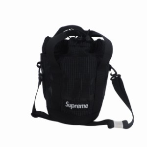 【中古】未使用品 シュプリーム SUPREME 24SS cinch bag シンチ バッグ ミニショルダーバッグ 巾着 チェック 黒