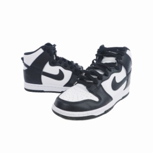 【中古】ナイキ NIKE Dunk High Championship ダンク ハイ チャンピオンシップ スニーカー ブラック ホワイト 黒 白