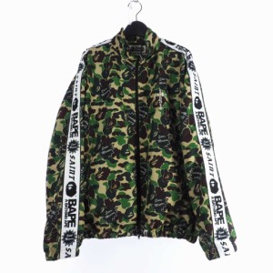 【中古】アベイシングエイプ A BATHING APE × セントマイケル トラックジャケット ブルゾン M カモフラ