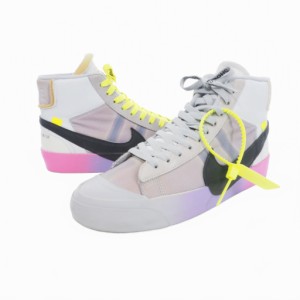 【中古】ナイキ NIKE オフホワイト Off-White セリーナ・ウィリアムズ Serena Williams Blazer Mid スニーカー 28?p