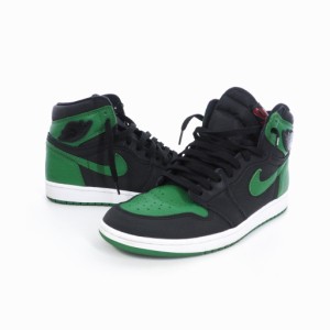 【中古】ナイキ NIKE Air Jordan 1 Retro High OG Black/Pine Green  エアジョーダン1 レトロ ハイ OG 28cm