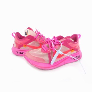 【中古】ナイキ NIKE オフホワイト Off-White THE10 Zoom Fly Pink ズームフライ  US9.5 27.5cm ピンク AJ4588 600 