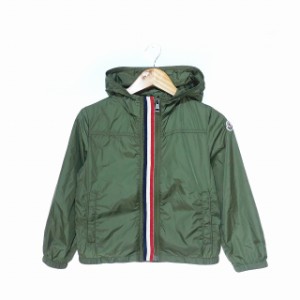 【中古】モンクレール MONCLER FRONSAC ナイロン パーカー ジャケット ジップアップ 6 116cm カーキ キッズ