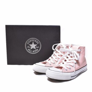 【中古】コンバース CONVERSE ALLSTAR100 HI PEACH オールスター100 ハイピーチ スニーカー US4.5 ピンク