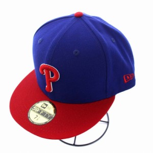 【中古】NEW ERA 59FIFTY MLBオンフィールド フィラデルフィア・フィリーズ オルタネイト ベースボールキャップ