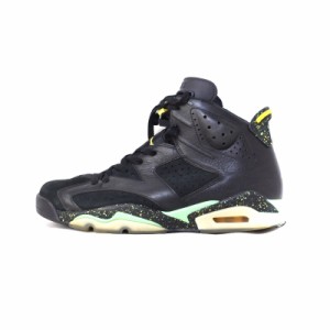 【中古】ナイキ NIKE AIR JORDAN 6 RETRO BRAZIL PACK エアジョーダン6 レトロ ブラジルパック スニーカー 29cm 黒