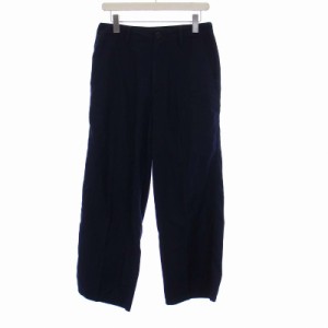 【中古】マルニ MARNI 18AW BLUE NAVY SLACKS ブルーネイビー スラックス パンツ ワイド 46 S 紺 PUMU0016A0