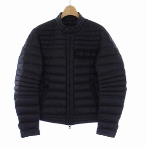 【中古】モンクレール MONCLER LONGUE SAISON 21SS CONQUES ダウンジャケット アウター ジップアップ 1 S 黒