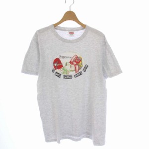 【中古】シュプリーム SUPREME 19SS It Gets Better Every Time Tee Tシャツ カットソー 半袖 プリント S グレー