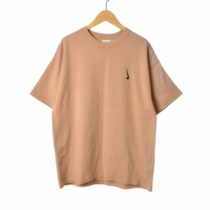 【中古】ナイキ NIKE ビリーアイリッシュ BILLE ELISH NRG LA S/S TEE Tシャツ 半袖 L ベージュ DQ7756-202