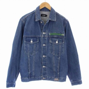 【中古】エクストララージ X-LARGE Denim Trucker Jacket デニムジャケット ジージャン Gジャン S 青 01201504 メンズ