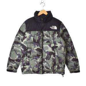 【中古】THE NORTH FACE Novelty Nuptse Jacket ノベルティーヌプシジャケット ダウンジャケット カモフラ M ND91842