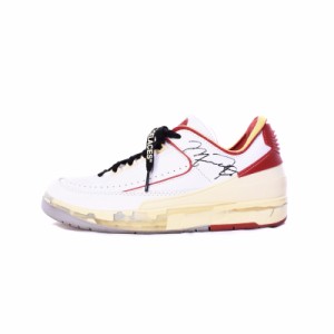 【中古】ナイキ NIKE オフホワイト Off-White Air Jordan 2 Low White and Varsity Red エアジョーダン2 DJ4375-106