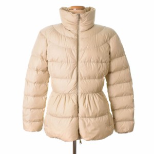 【中古】モンクレール MONCLER 22AW GUERY ショート ダウンジャケット 2 ベージュ H20931A00076 レディース