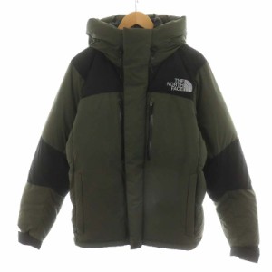 【中古】ザノースフェイス THE NORTH FACE Baltro Light Jacket  ダウンジャケット フード アウター L カーキ 黒