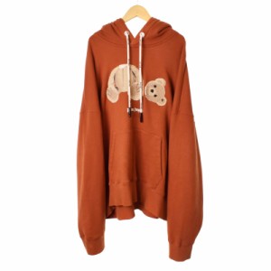 【中古】パームエンジェルス PALM ANGELS 21AW Bear Hoody ベア フーディ プルオーバー パーカー XL PMBB058F21FLE007