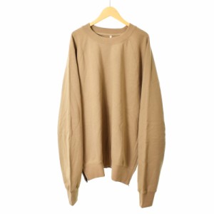 【中古】FOG ESSENTIALS FEAR OF GOD SIDE ZIP CREW SWEAT サイドジップ クルーネック S 茶 ブラウン