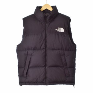 【中古】ザノースフェイス THE NORTH FACE NUPTSE VEST ヌプシ ダウンベスト L 黒 ブラック ND92338 メンズ