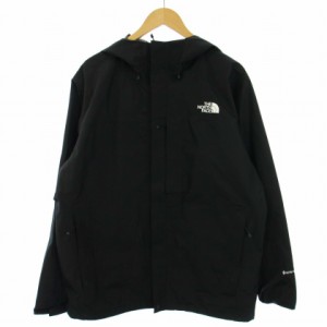 【中古】ザノースフェイス THE NORTH FACE ゴアテックス GORE-TEX パーカー ジャケット ジップアップ XL 黒 メンズ