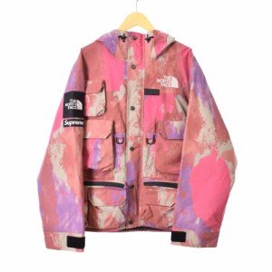 【中古】ザノースフェイス シュプリーム 20SS Cargo Jacket カーゴジャケット マウンテンパーカー S ピンク NP02001I