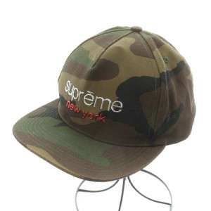 【中古】シュプリーム SUPREME 16AW Chrome Classic Logo 5-Panel クローム クラシックロゴ キャップ カーキ