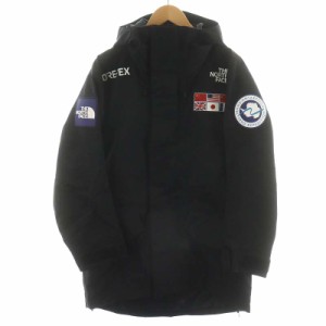 【中古】ザノースフェイス THE NORTH FACE Trans Antarctica Parka ワッペン 国旗 ナイロン S 黒 NP61930R