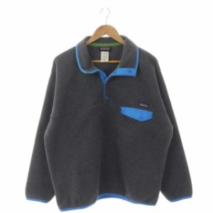 【中古】パタゴニア Patagonia FA11 SYNCHILLAシンチラ スナップT プルオーバートップス フリース 長袖 M グレー