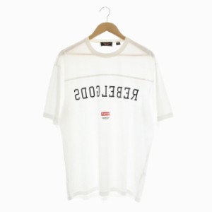 【中古】シュプリーム SUPREME × アンダーカバー Undercover 23SS Football Top Tシャツ カットソー 半袖 ロゴ M 白