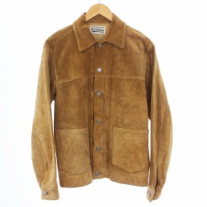 【中古】WACKO MARIA SUEDE LEATHER TRUCKER JACKET ( TYPE-1 ) スエードレザー トラッカージャケット 22SS-WMO-BL01