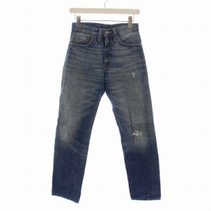 【中古】リーバイス Levi's 501ZXX セルビッジデニムパンツ ジーンズ ヴィンテージ ダメージ加工 W29 L32 青 ブルー