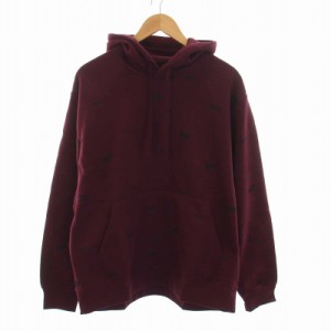 【中古】未使用品 ナイキ NIKE スウェット パーカー クラブ+ BB プルオーバー L/S フーディ AOP 長袖 XXL ボルドー