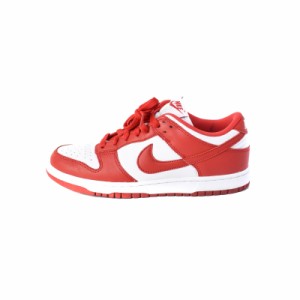 【中古】ナイキ NIKE Dunk Low SP White and University Red US7.5 CU1727-100 ■GY20