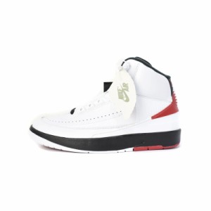 【中古】未使用品 ナイキ NIKE Air Jordan 2 OG Chicago エアジョーダン2 シカゴ スニーカー US8.5 白 DX2454-106