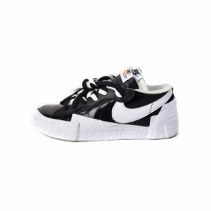 【中古】ナイキ NIKE サカイ sacai Blazer Low Black Patent Leather ブレーザーロー スニーカー US4 DM6443-001