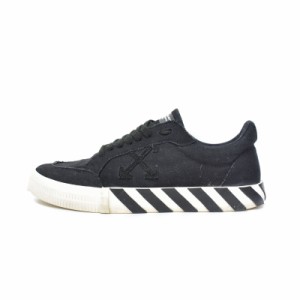 【中古】オフホワイト OFF WHITE Vulcanized Striped Low Top Sneaker バルカナイズド ストライプド ロウ スニーカー