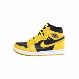 【中古】ナイキ NIKE Air Jordan 1 High OG Pollen US9 27.0cm 黄 イエロー 黒 ブラック 555088-701 メンズ