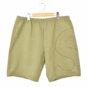 【中古】シュプリーム SUPREME 21SS Laser Cut S Logo Sweatshort ショートパンツ ハーフパンツ ショーツ 裏起毛 ロゴ