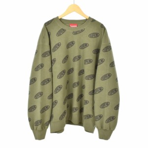 【中古】シュプリーム SUPREME 21SS Week15 Supreme Liner Crewneck クルーネック スウェットトレーナー プルオーバー