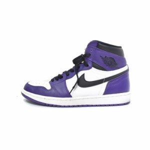 【中古】ナイキ NIKE Air Jordan 1 Retro High OG Court Purple エアジョーダン1 レトロ ハイ スニーカー 555088-500