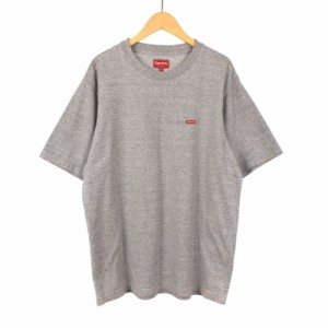 【中古】シュプリーム SUPREME Small Box Logo Tee スモール ボックスロゴ Tシャツ カットソー 半袖 M グレー メンズ