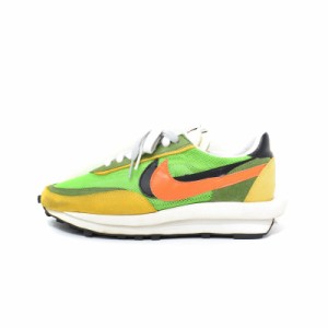 【中古】ナイキ NIKE サカイ sacai LDV Waffle Green ワッフル スニーカー US8 緑 グリーン BV0073-300 メンズ